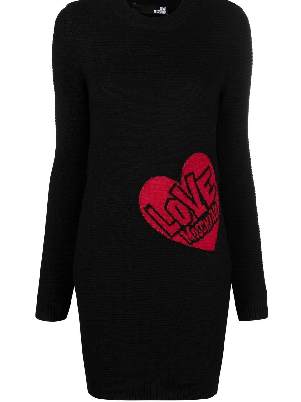 minidress Moschino Women heart motif Love knitted 0425